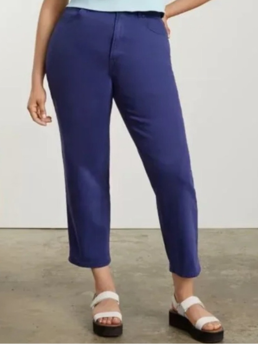 Everlane The Way High Straight Blue Jeans Size 27 Tall New